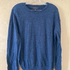 Aeropostale Crewneck Sweater in Navy Blue with Soft Knit Fabric